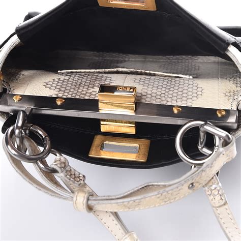 peek a boo fendi black|fendi peekaboo snakeskin.